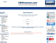 Tablet Screenshot of cbgconnect.com
